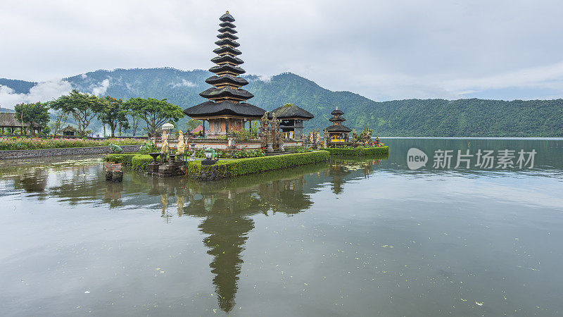 Pura Ulun Danau水庙，巴厘岛，印度尼西亚